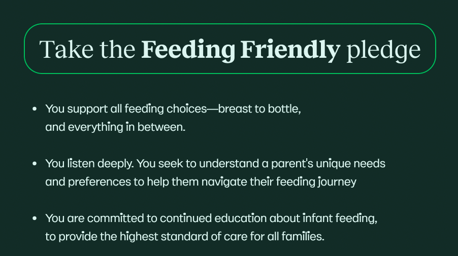 Feeding Friendly Pledge